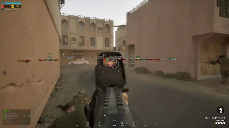 Squad cheats features: aimbot, bots, ESP wallhack and more — Squad cheat gameplay screenshot
